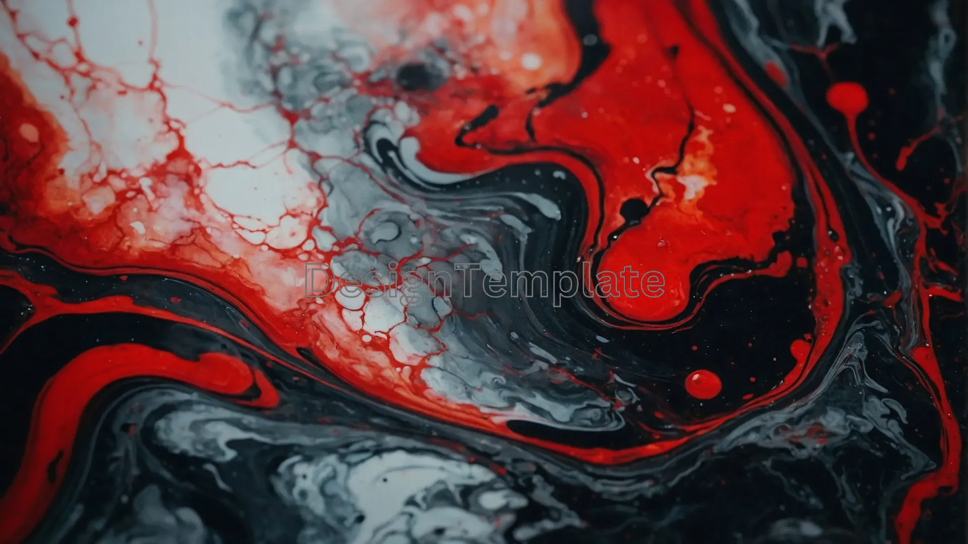 Abstract Red and Black Marble Texture Image Download